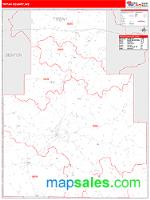 Tippah County, MS Wall Map