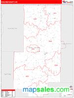 Bollinger County, MO Wall Map