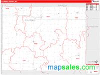 Caldwell County, MO Wall Map Zip Code