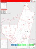 Moniteau County, MO Wall Map Zip Code