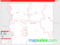 Schuyler County, MO Wall Map