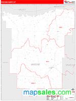 McCone County, MT Wall Map Zip Code