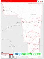 Rosebud County, MT Wall Map