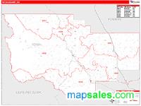 Teton County, MT Wall Map