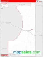 Wibaux County, MT Wall Map Zip Code