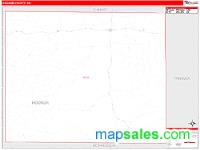 Hooker County, NE Wall Map