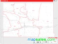 Keith County, NE Wall Map Zip Code