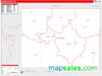 Pawnee County, NE Wall Map