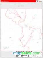 Valley County, NE Wall Map