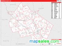 Merrimack County, NH Wall Map