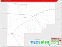 Guadalupe County, NM Wall Map Zip Code