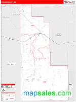 Hidalgo County, NM Wall Map Zip Code