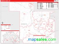 Sandoval County, NM Wall Map Zip Code