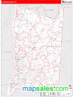 Dutchess County, NY Wall Map Zip Code