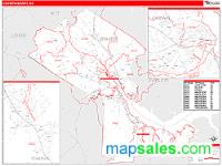 Craven County, NC Wall Map