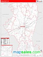 Iredell County, NC Wall Map