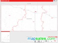 Bowman County, ND Wall Map