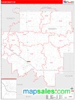 Ramsey County, ND Wall Map Zip Code