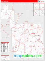 Ward County, ND Wall Map