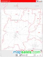 Crawford County, OH Wall Map