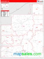 Geauga County, OH Wall Map Zip Code