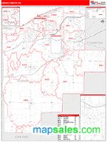 Lorain County, OH Wall Map Zip Code