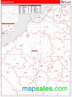 Wood County, OH Wall Map