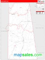 Adair County, OK Wall Map