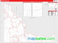 McClain County, OK Wall Map Zip Code