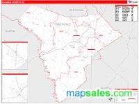 Allendale County, SC Wall Map Zip Code