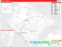 Berkeley County, SC Wall Map Zip Code