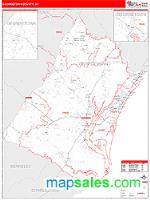 Georgetown County, SC Wall Map Zip Code