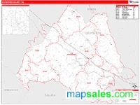 Newberry County, SC Wall Map