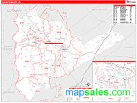 Sumter County, SC Wall Map