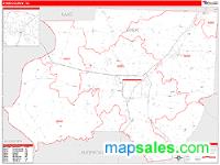 Dyer County, TN Wall Map Zip Code