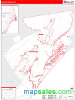 Aransas County, TX Wall Map