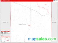 Armstrong County, TX Wall Map Zip Code