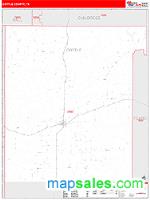 Cottle County, TX Wall Map