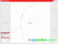 Hemphill County, TX Wall Map Zip Code