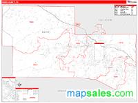 Kerr County, TX Wall Map