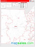 Medina County, TX Wall Map Zip Code