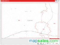 Oldham County, TX Wall Map Zip Code