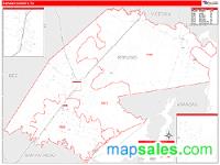 Refugio County, TX Wall Map Zip Code