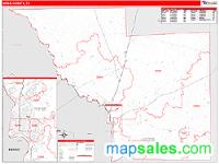 Webb County, TX Wall Map Zip Code