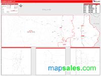 Beaver County, UT Wall Map Zip Code