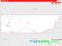 Kane County, UT Wall Map Zip Code