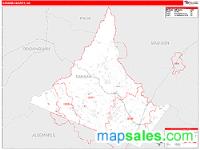 Greene County, VA Wall Map Zip Code