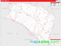 Louisa County, VA Wall Map