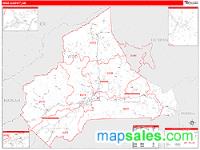 Wise County, VA Wall Map Zip Code