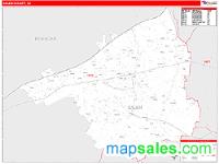 Salem County, VA Wall Map Zip Code